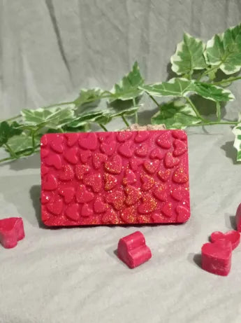 Fondant Parfumé (tablette chocolat petit coeur)