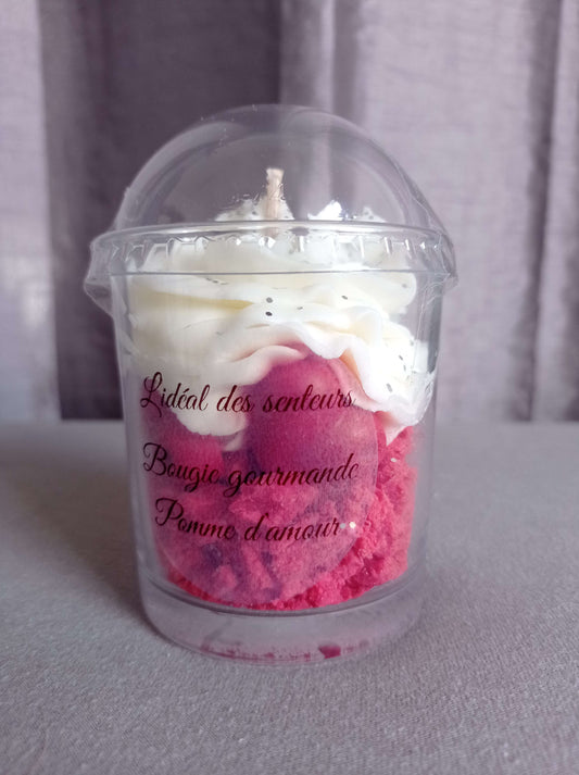 BOUGIE GOURMANDE - Parfum Pomme d'amour