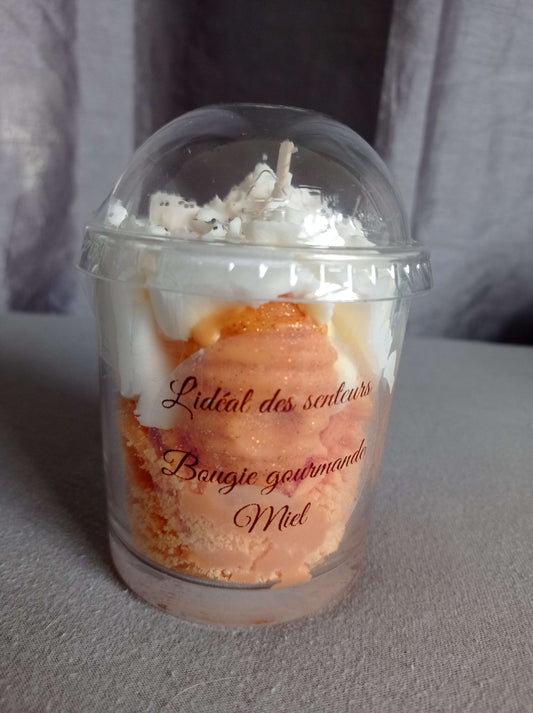 BOUGIE GOURMANDE - Parfum Miel