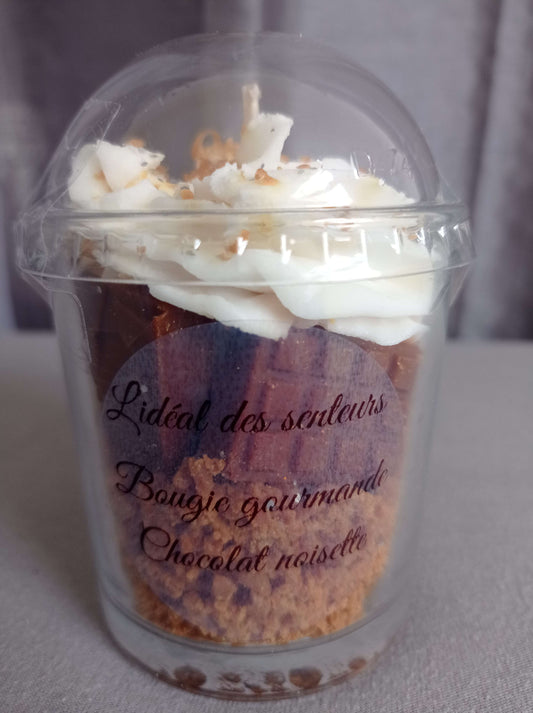 BOUGIE GOURMANDE - Parfum Chocolat noisette